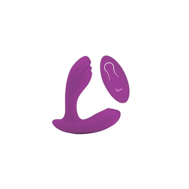 Viben Epiphany Rollerball Clit Massager Berry - Experience Intense Clitoral and G-Spot Stimulation