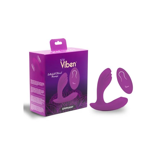 Viben Epiphany Rollerball Clit Massager Berry - Power & Performance