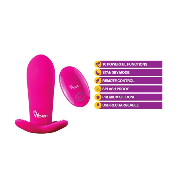 Viben Intrigue Panty Vibe W/ Pleasure Nubs Hot Pink - How It Feels