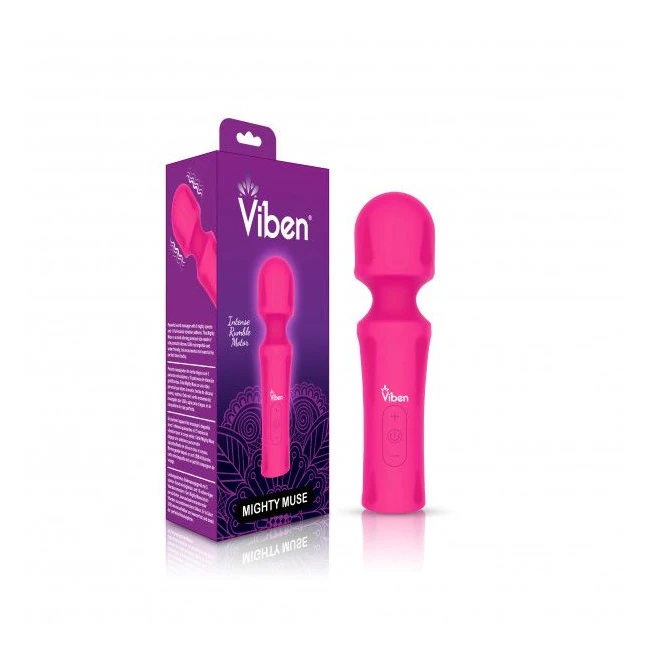 Viben Mighty Muse Hot Pink Powerful Personal Wand - Specifications