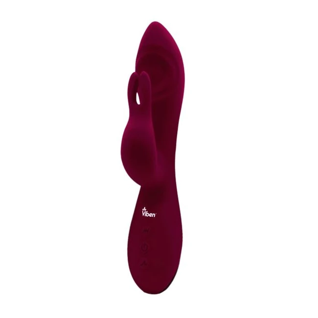 Viben Pzazz Intense Thumping Rabbit Ruby - Experience Intense Pleasure with the Viben Pzazz Intense Thumping Rabbit Ruby