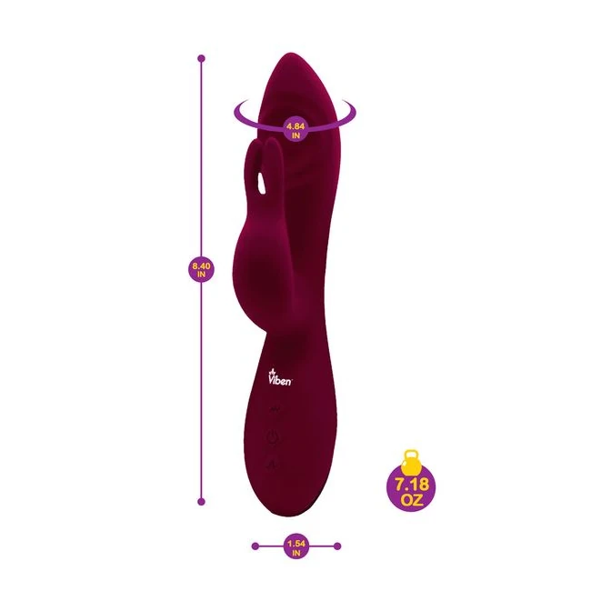 Viben Pzazz Intense Thumping Rabbit Ruby - Power & Performance