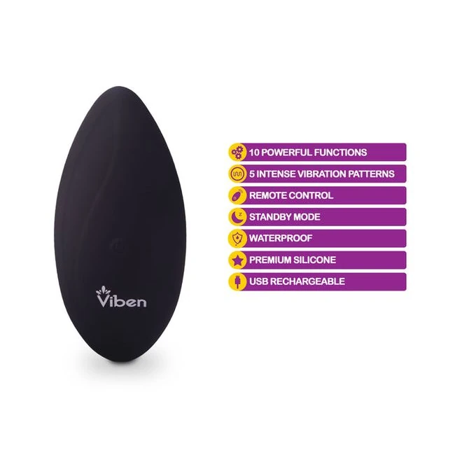 Viben Racy 10 Function Panty Vibe Black - How It Feels