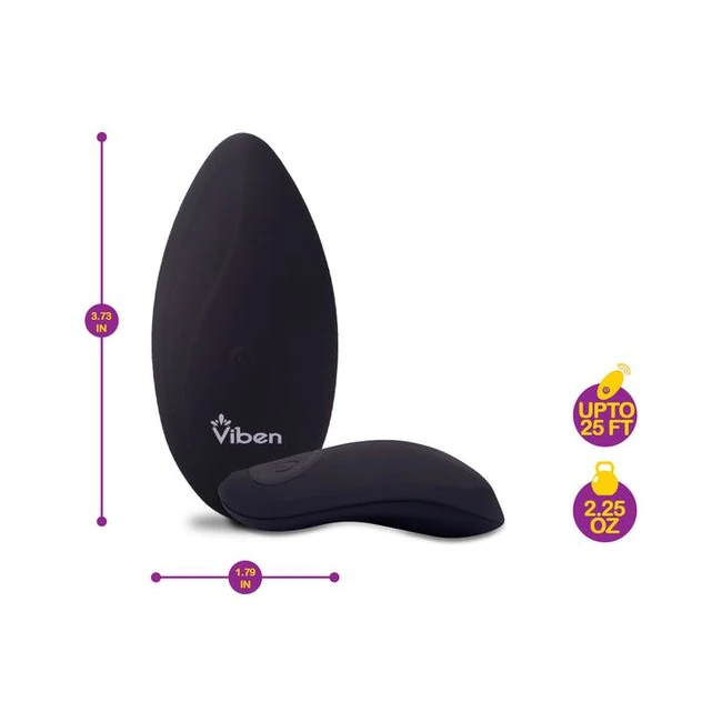 Viben Racy 10 Function Panty Vibe Black - Power & Performance