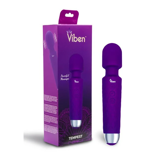 Viben Tempest Intense Wand Massager Violet - How It Feels