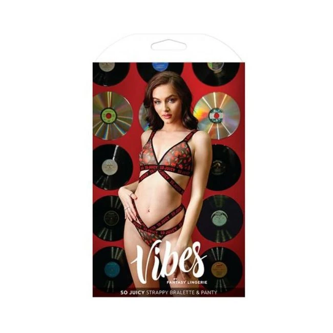 Vibes So Juicy Strappy Bralette & Panty - How It Feels