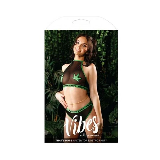 Vibes That's Dope Halter Top & Retro Panty - How It Feels