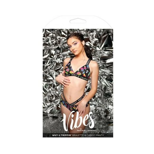 Vibes Why U Trippin' Bralette & Cheeky Panty - How It Feels
