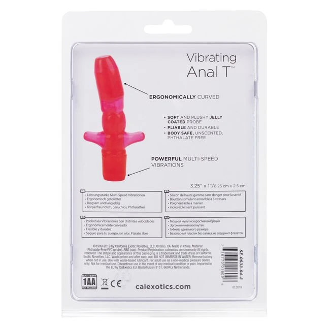 Vibrating Anal T 3.25 in - Usage & Maintenance