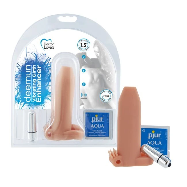 Vibrating Deemun Extra Girth Enhancer 6 X1.5 - How It Feels