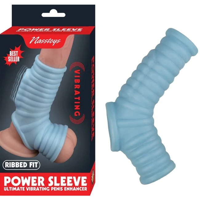 Vibrating Power Sleeve Ribbed Fit - by Nasstoys