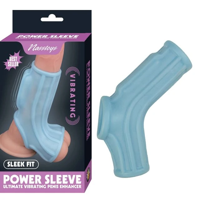 Vibrating Power Sleeve Sleek Fit - Soft TPE That Warms to Your Skin