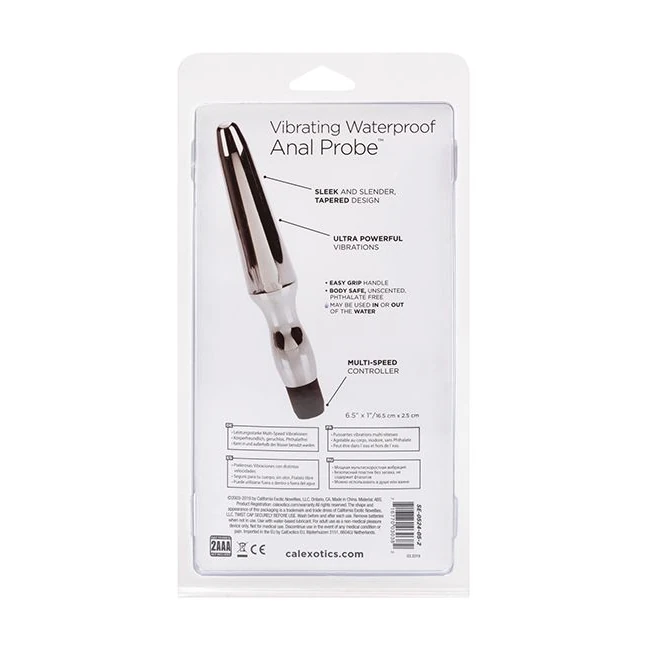 Vibrating Wp Anal Probe Silver - Power & Performance