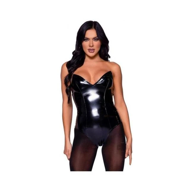 Vinyl Boned Bodysuit - Fabric & Feel