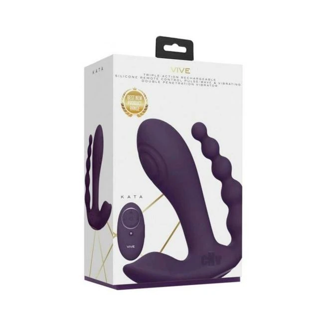 Vive Kata Double Pen Vibe - Experience Unmatched Pleasure with the Vive Kata Double Pen Vibe