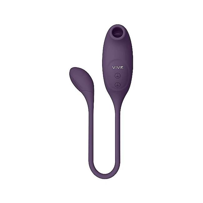 Vive Quino Air Wave/vibrating Egg Vibrator Purple - Power, Performance, and Waterproof Design