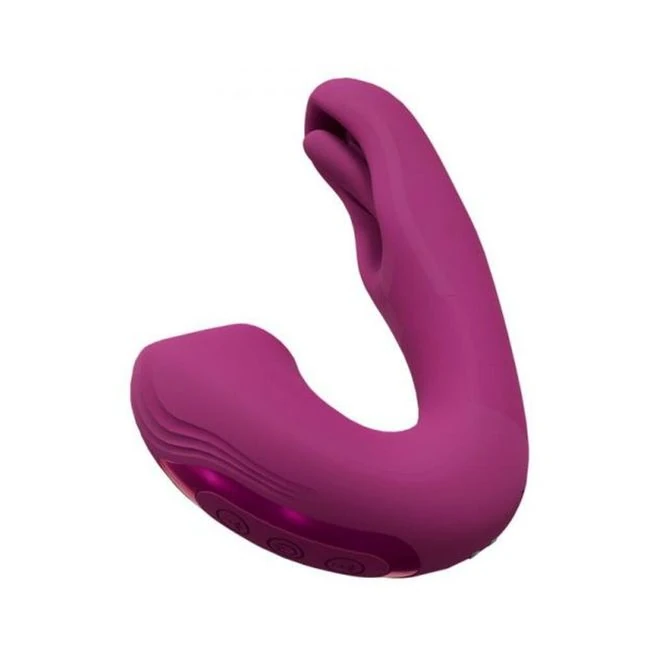 Vive Yuna Rechargeable Dual Motor Airwave Vibrator with Innovative G-spot Flapping Stimulator - Experience Intense Dual Stimulation with the Vive Yuna