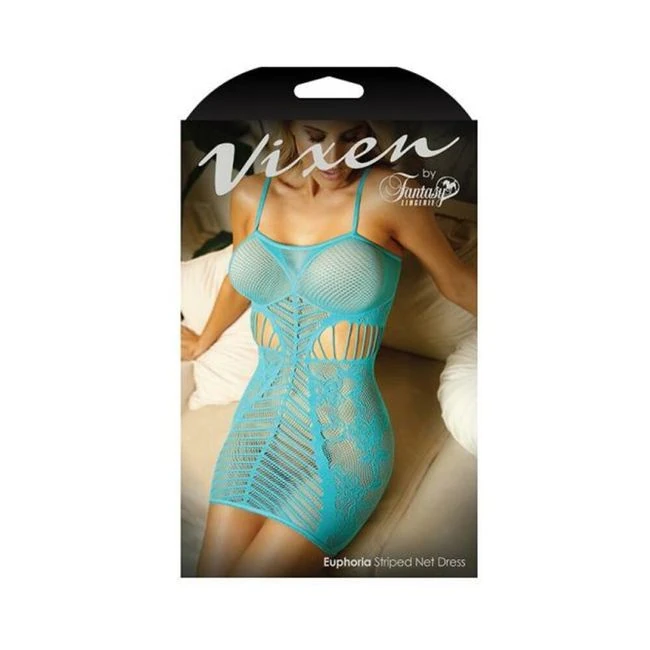 Vixen Euphoria Striped Net Dress - Key Details