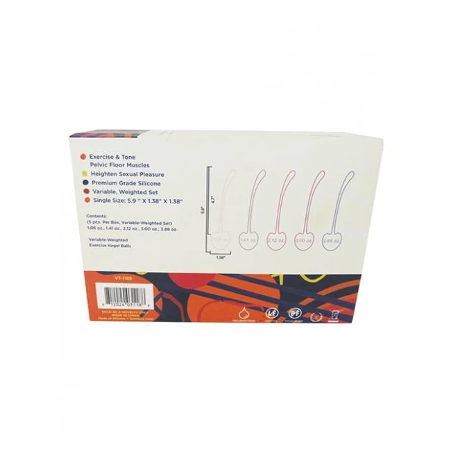 Voodoo Cherry Kegel Balls Weight Pack of 5 - What Is the Formula & Feel of These Kegel Balls?