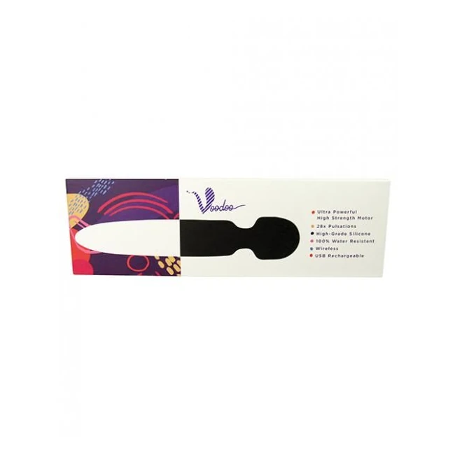 Voodoo Power Wand 28x Black Massager - Vibration Modes