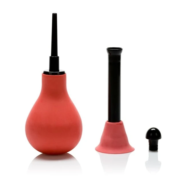 Vulcanite Anal Douche - Vulcanite Anal Douche by California Exotic Novelties