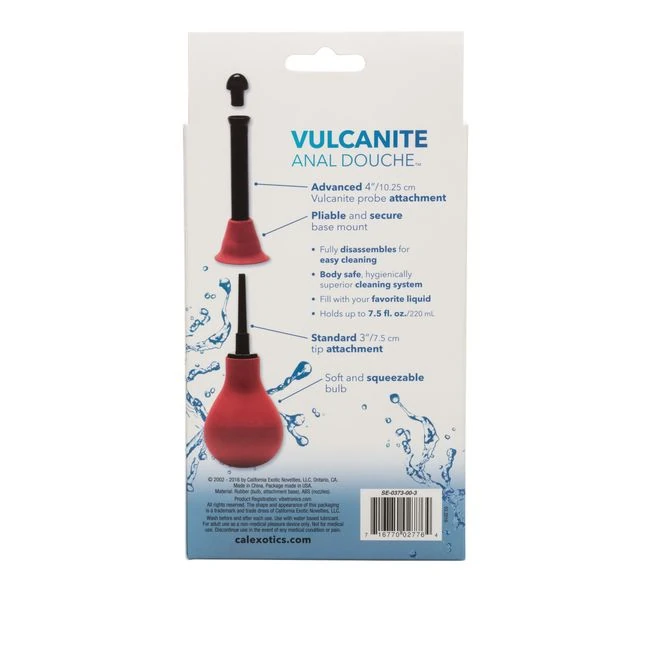 Vulcanite Anal Douche - Usage & Maintenance
