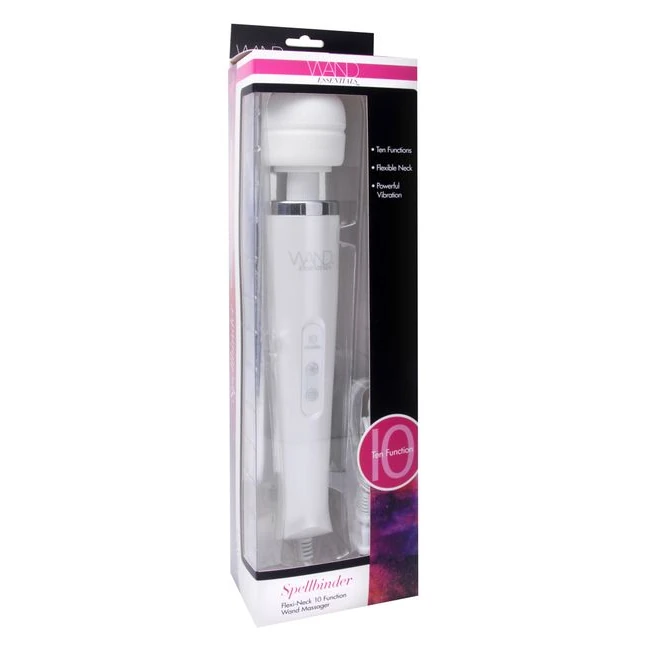 Wand Essentials Spellbinder Flexi Neck 10 Function Wan - Vibration Modes