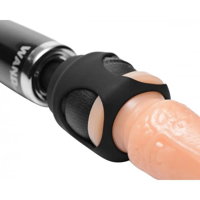 Wand Essentials Strap Cap Wand Harness for Dildos - How It Fits and Functions