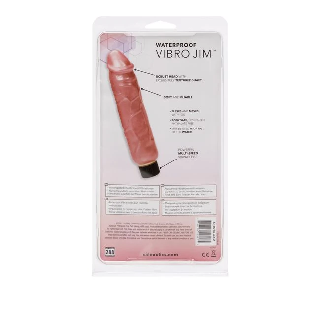Waterproof Vibro Jim 6.5in - Vibration Modes