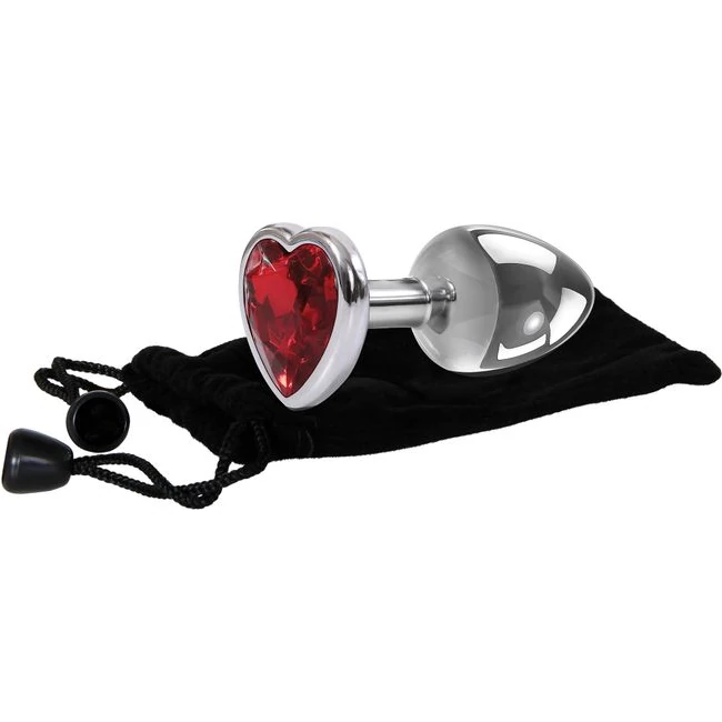 Adam & Eve Large Heart Re Anal Plug - Design & Materials