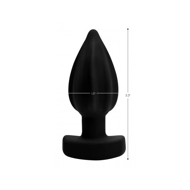 Ass Thumpers Ribbed Vibra Anal Plug W/ Remote - Materials & Specifications