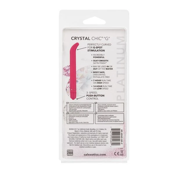 Crystal Chic G Pink - Vibration Modes and Features