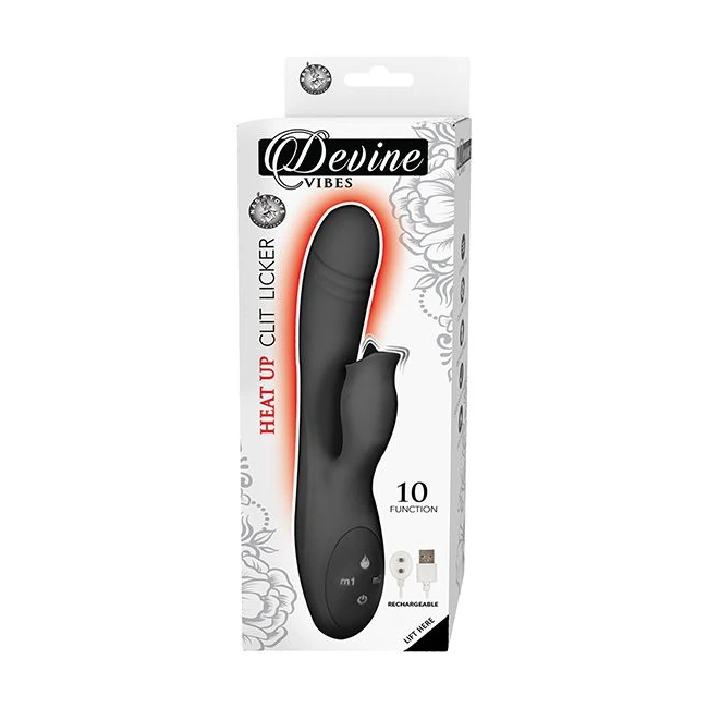 Devine Vibes Heat Up Clit Licker Black - How It Feels