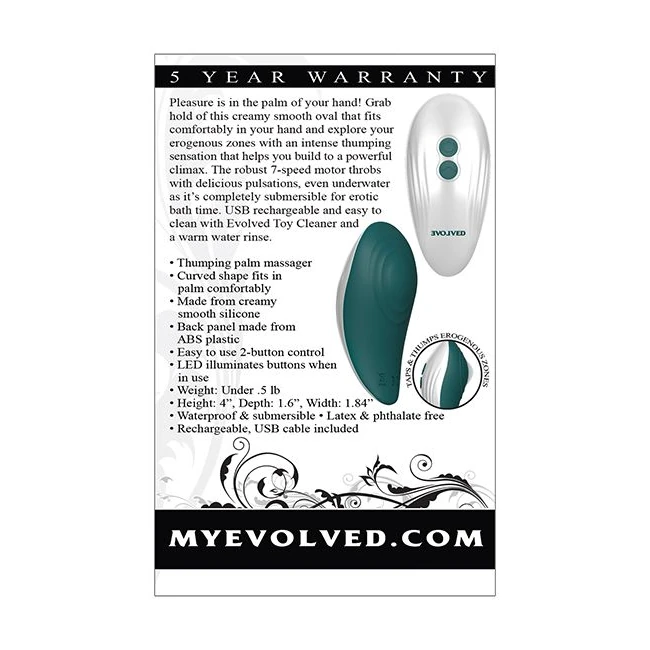 Evolved Palm Pleasure - Seven Speeds in a Palm-Sized Oval
