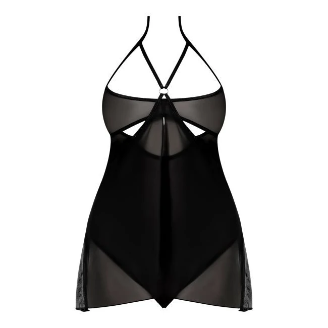 Forever Mesh Babydoll Ted Black S/m - Fit & Sizing