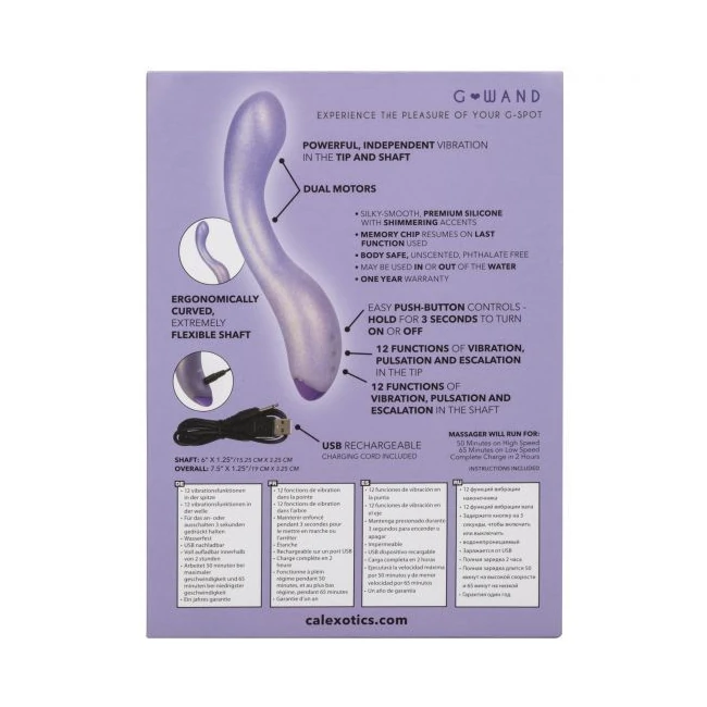 G-love G-wand - Vibration Modes and Control