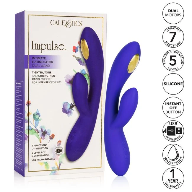 Impulse Intimate E-stimul Dual Wand - Electro-Stimulation Technology