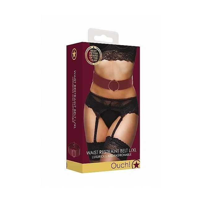 Ouch Halo Waist Belt L/xl Burgundy - Build & Quality