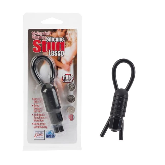Stud Lasso Vibrating Sili Black - How It Feels