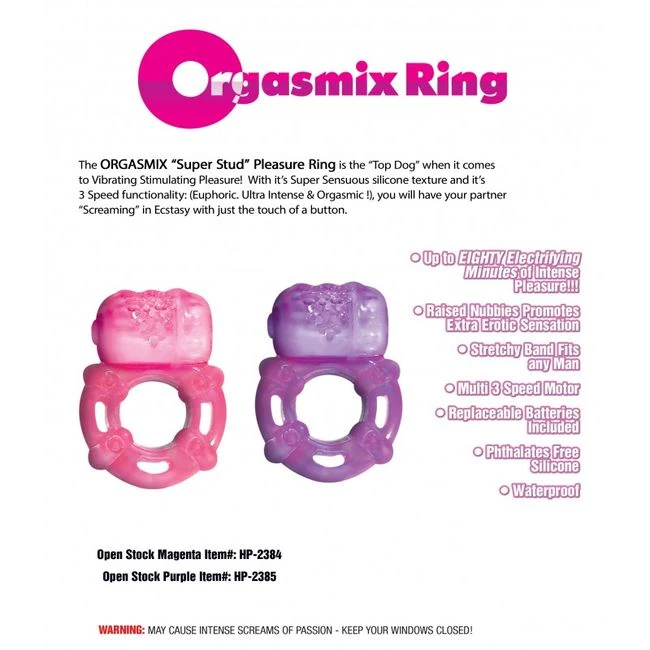 Super Stud Orgasmix Ring - What Stands Out