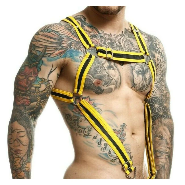 Male Basics Dngeon Cross C Harness - Hardware & Fasteners