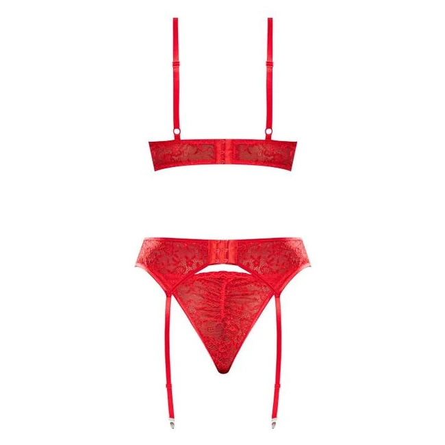 Ooh La Lace Demi Bra Gart Tanga - Design Details
