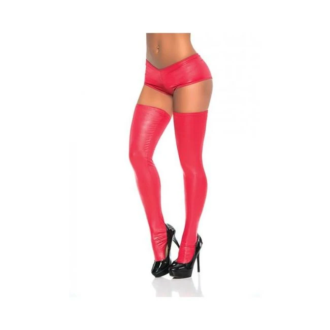 Wet Look Thigh Highs - Fit & Sizing