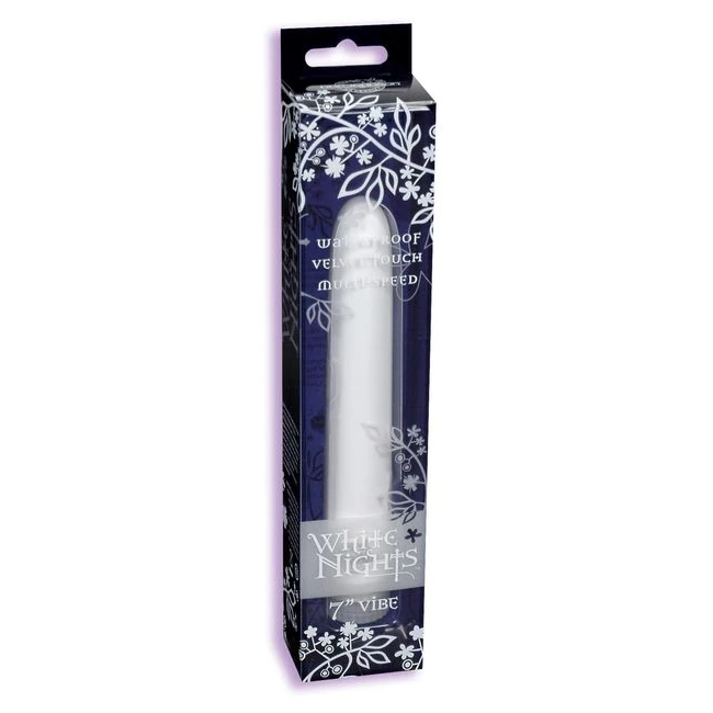 White Nights 7in Velvet Waterproof Vibe - Experience the Velvet Touch of White Nights