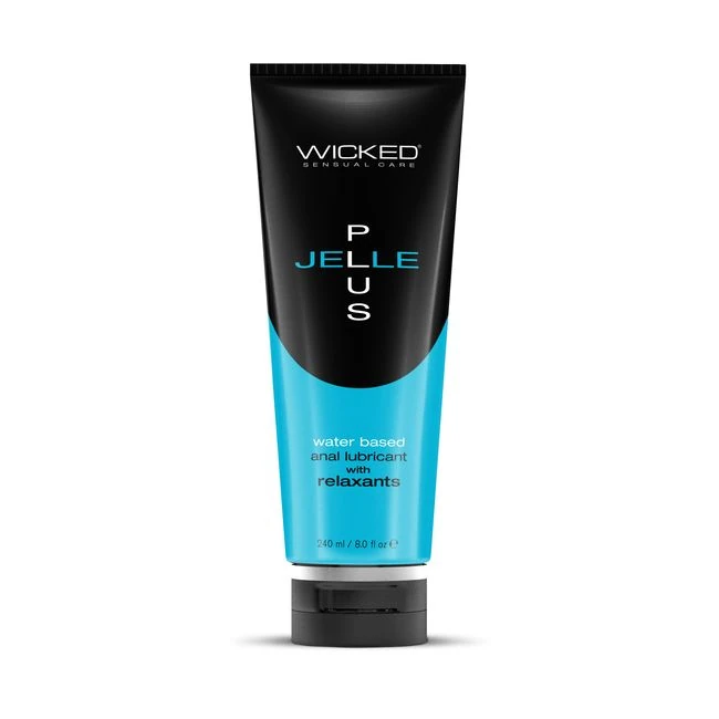 Wicked Aqua Jelle Plus - A Thick Water-Based Anal Lube