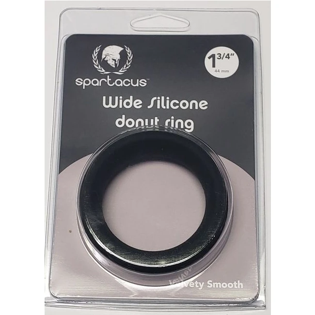 Wide Silicone Donut Ring - Stretch-to-Fit Silicone With No Metal Parts