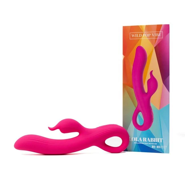 Wild Pop Vibe Lola Rabbit Pink - Vibration Modes