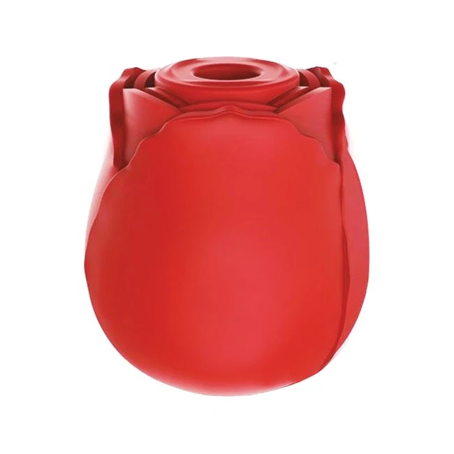 Wild Rose Rechargeable Silicone Suction Vibrator - Suction Shaped Like a Rose