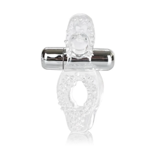 Wireless Passion Enhancer Clear Vibrating Cock Ring - Fabric & Feel