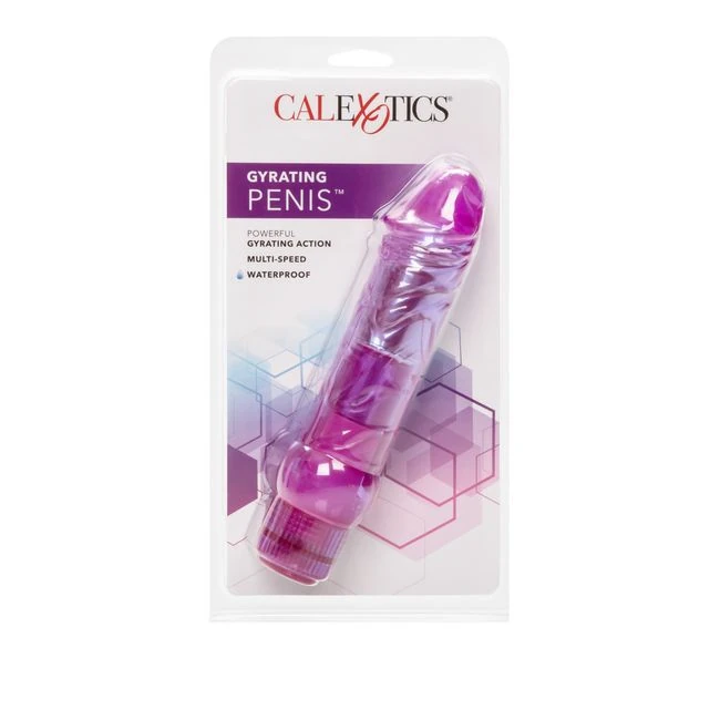 W/p Crystal Gyrating Penis - Experience Intense Sensation with the Waterproof Crystalessence Gyrating Penis